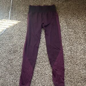 PINK Victoria's Secret Burgundy Leggings